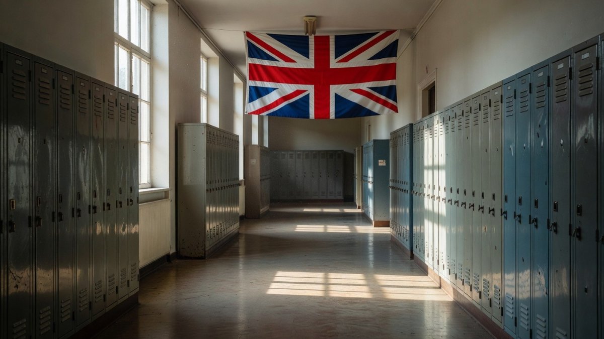School corridor — antisemitic incidents in schools reached their highest ever first-half total