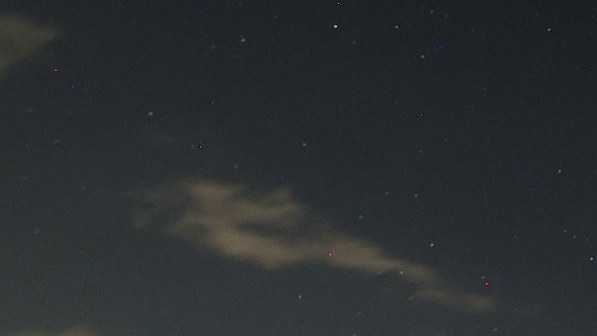 Perseid meteor shower observed above Saebyeol Oreum Volcanic Cone on Jeju Island, South Korea, Aug. 13, 2026