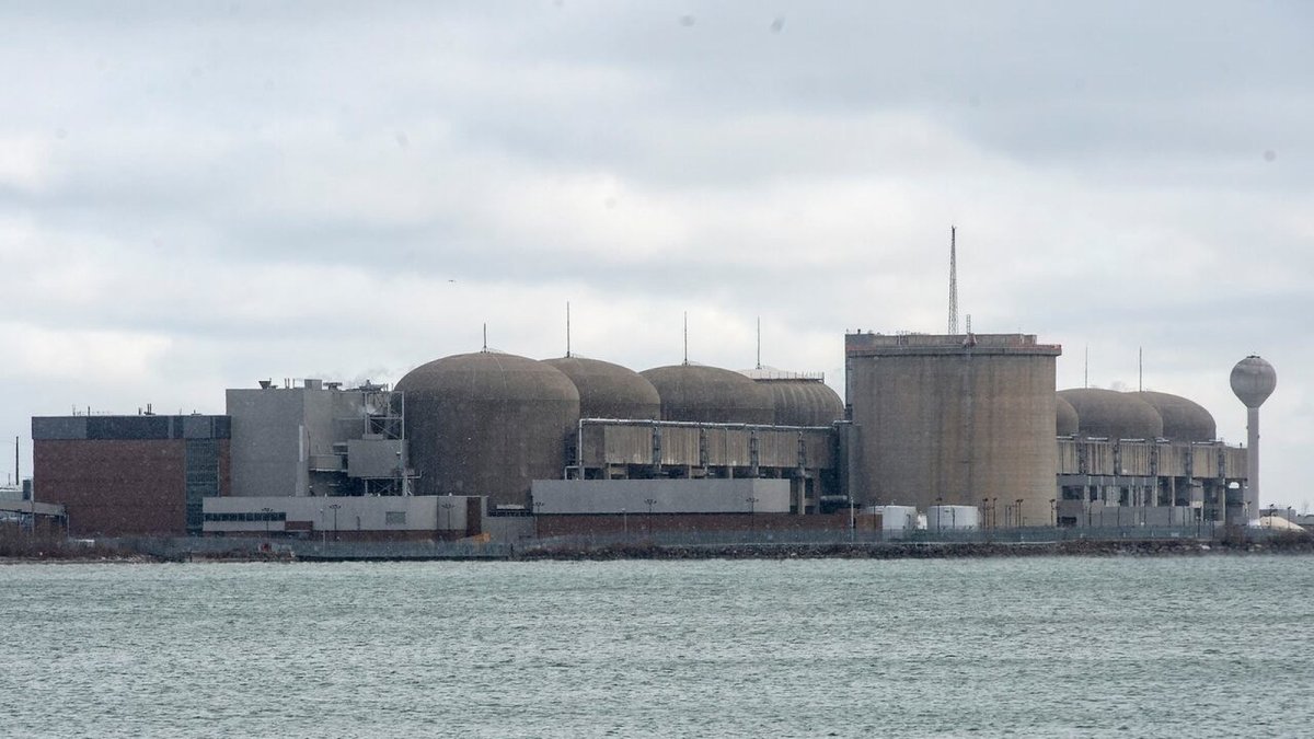 Pickering Nuclear Generating Station east of Toronto