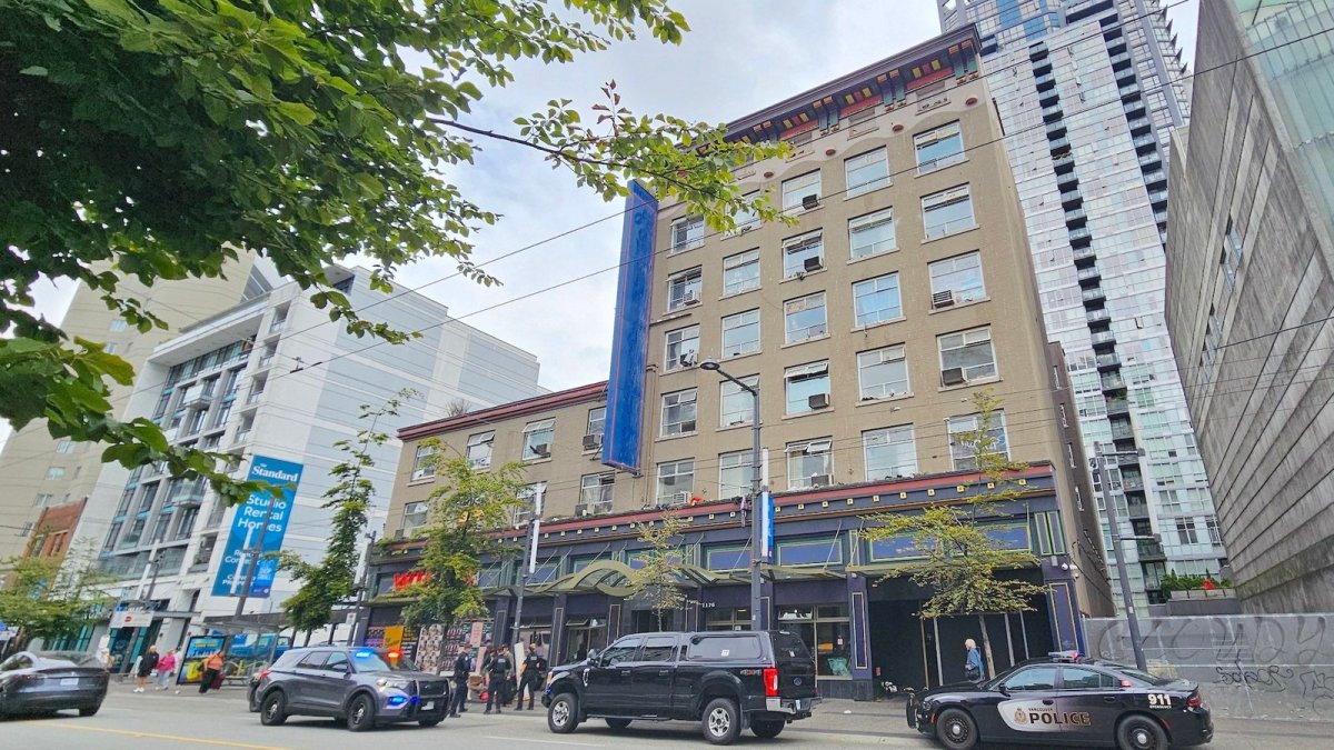 The Luugat Hotel on Granville Street in Vancouver