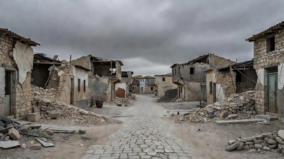 Southern Lebanon village landscape