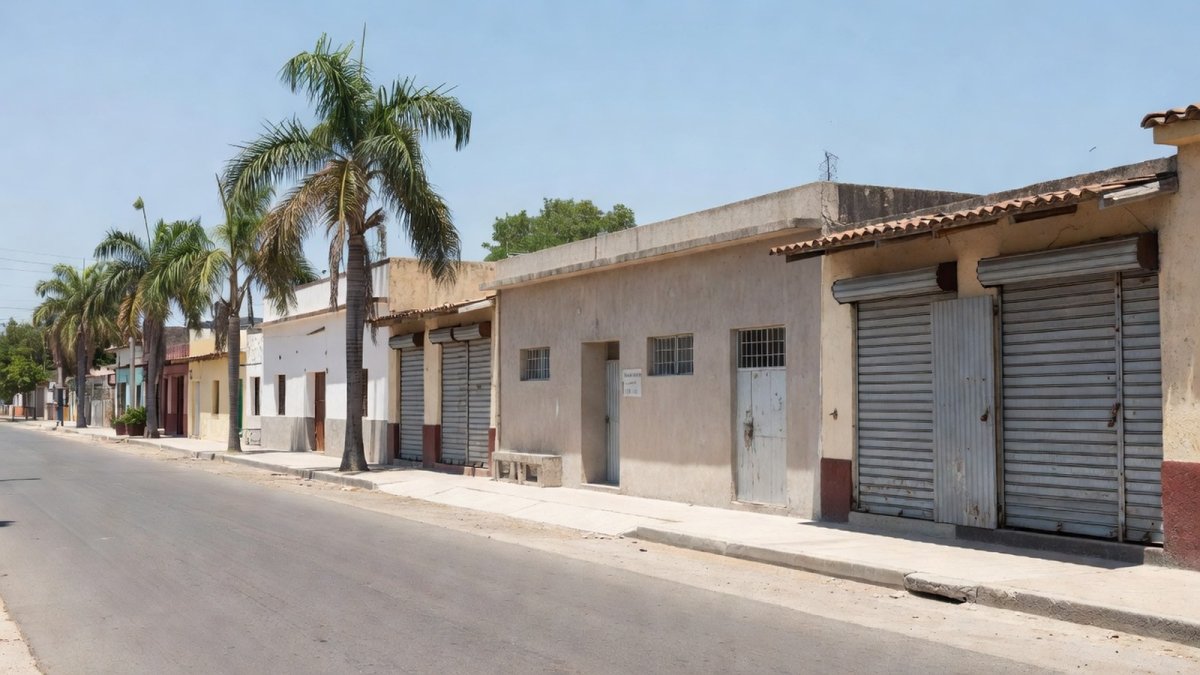 Street scene in Guasave, Sinaloa