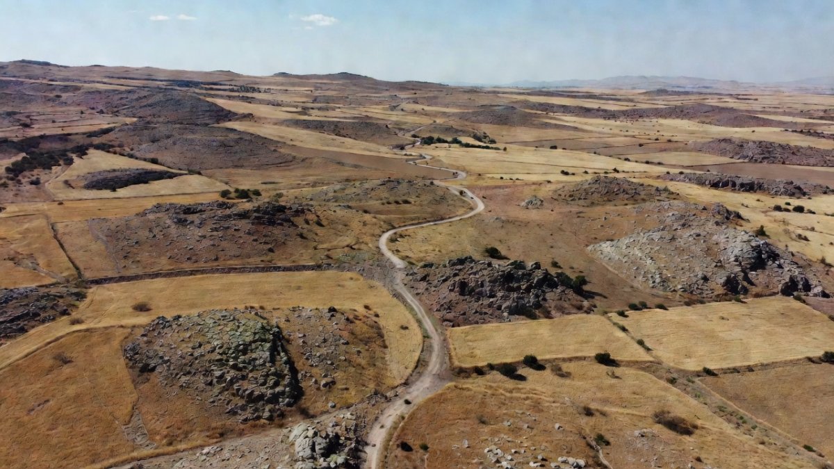 Golan Heights border terrain in southern Syria