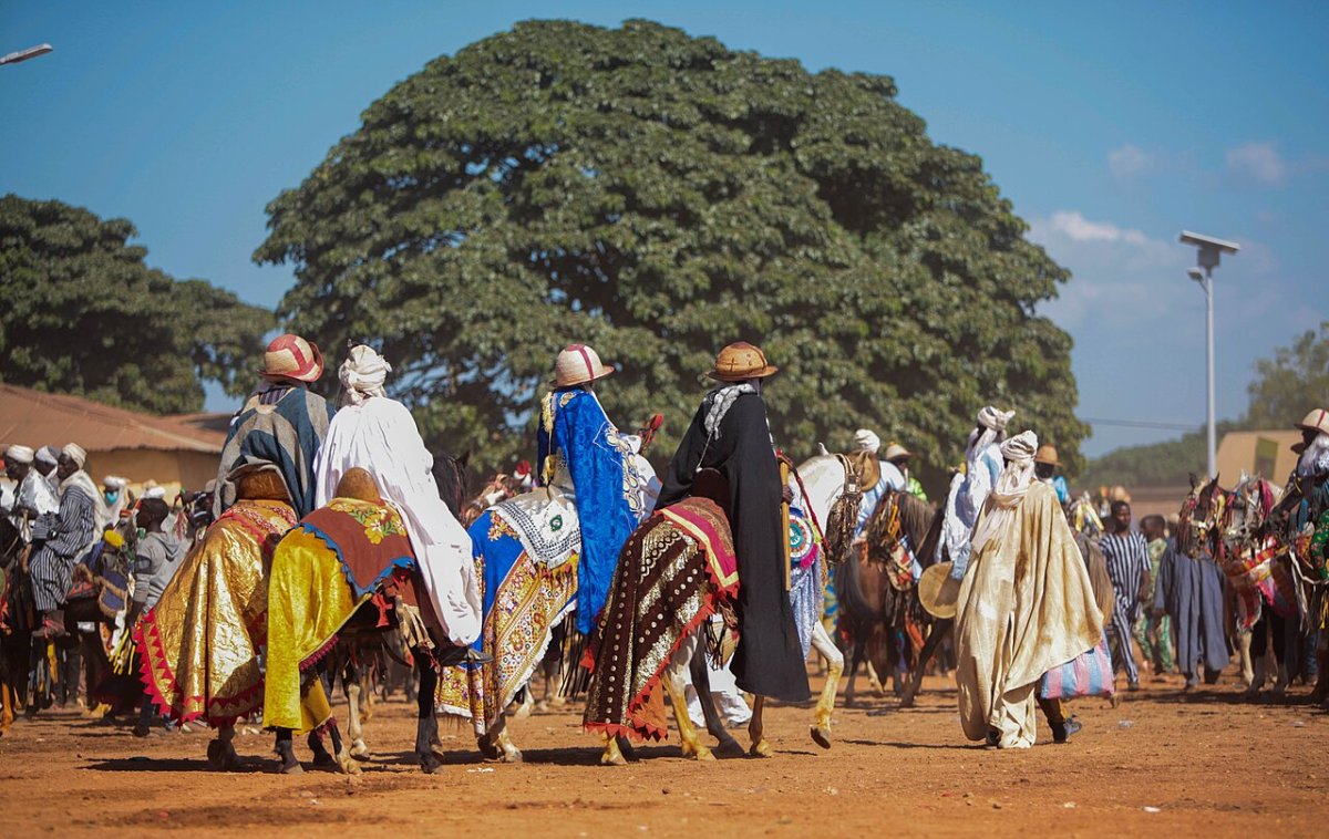 Royal horsemen are a highlight of the Gaani festival, a tradition dating back to the 16th century