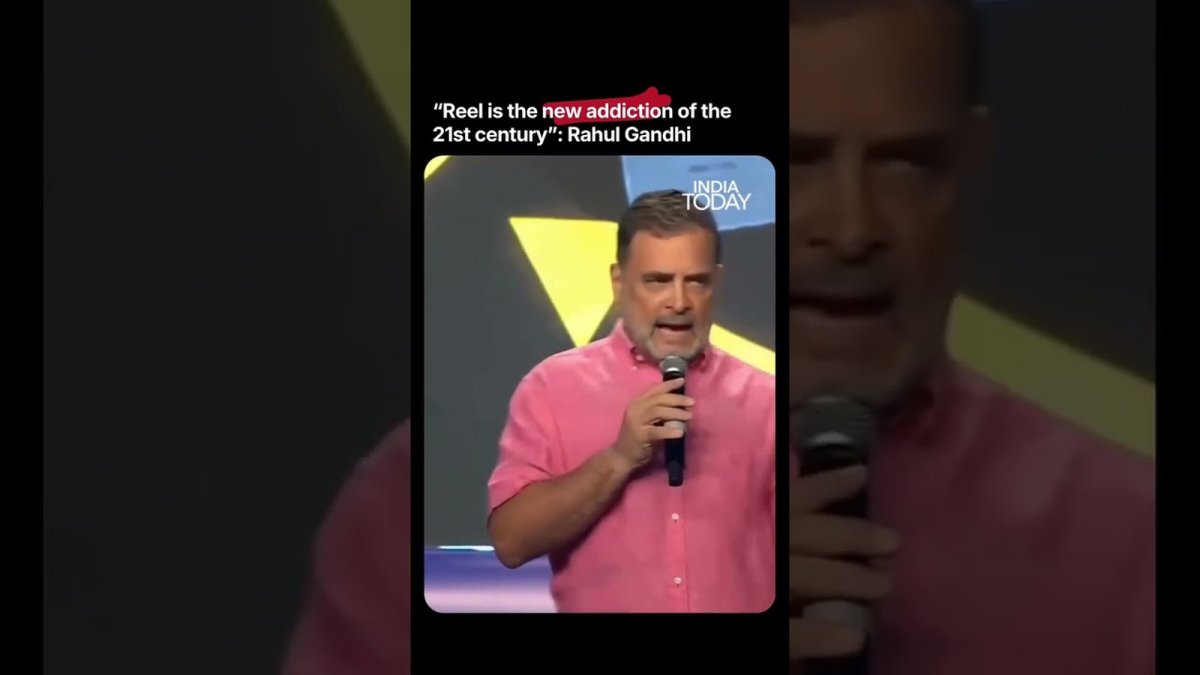 Rahul Gandhi Warns on Reels Addiction and Youth Data Trap