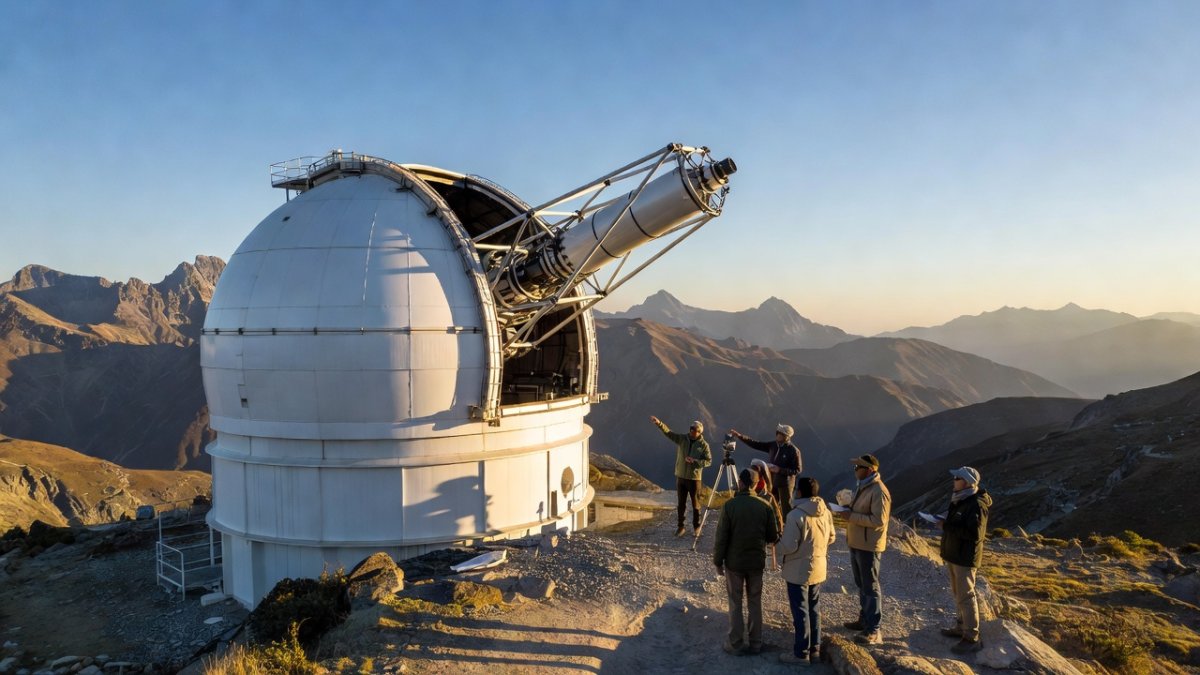 ISRO's Aditya-L1 solar observatory studying the Sun's corona from Lagrange point 1