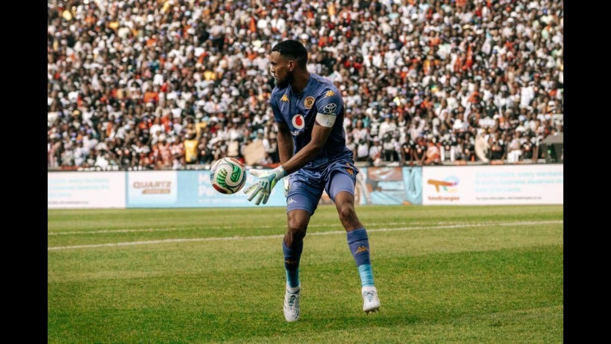 Kaizer Chiefs goalkeeper Brandon Petersen in action