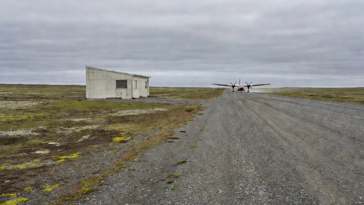 A northern Quebec medical clinic and airstrip, where medevac flights carry Nunavik patients to Montreal