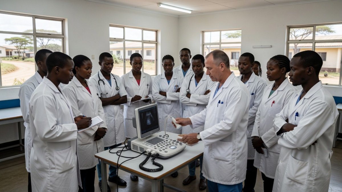 Medical training session for Kenyan health workers supported by Israeli MASHAV experts