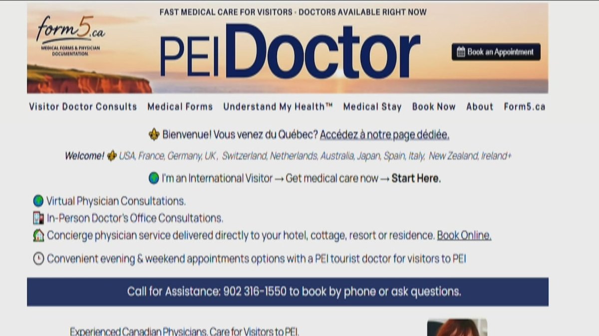 P.E.I. For-Pay Clinic Offers Tourists Faster Health Care