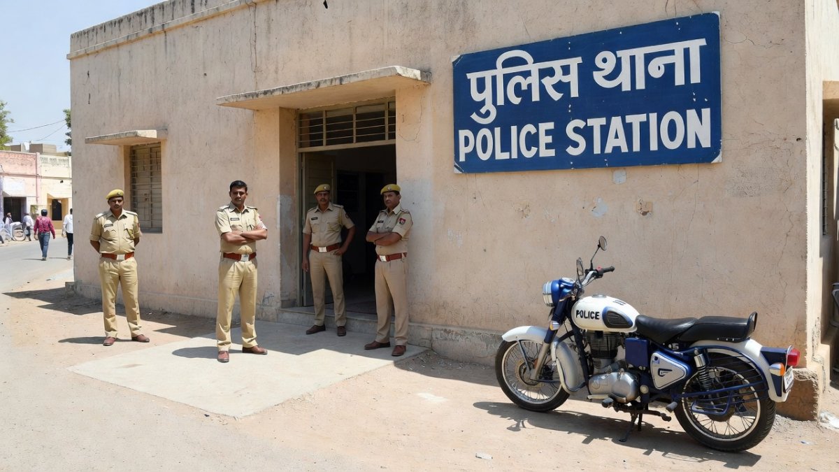 Jhotwara police station, where an FIR was registered under BNS Section 106 in the Jaipur school canteen death case