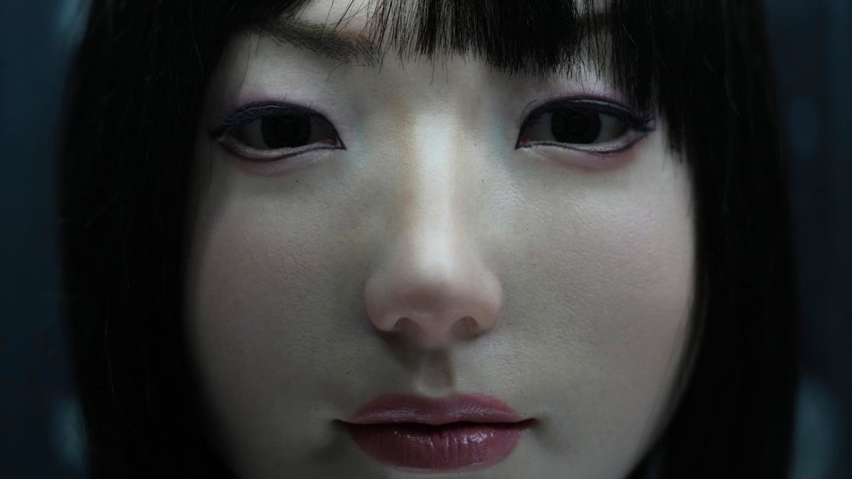 A humanoid robot at an industry exhibition — the type of advanced robotic device now subject to new U.S. import restrictions