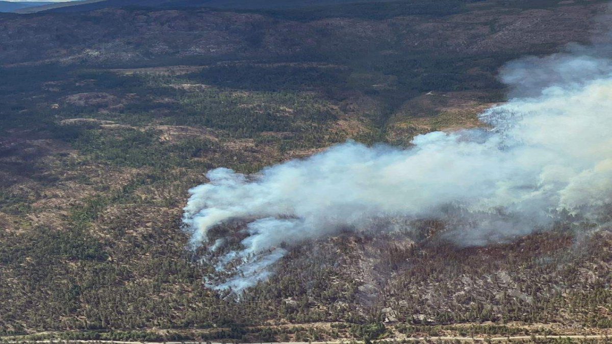 Evacuation zone in the Okanagan Valley