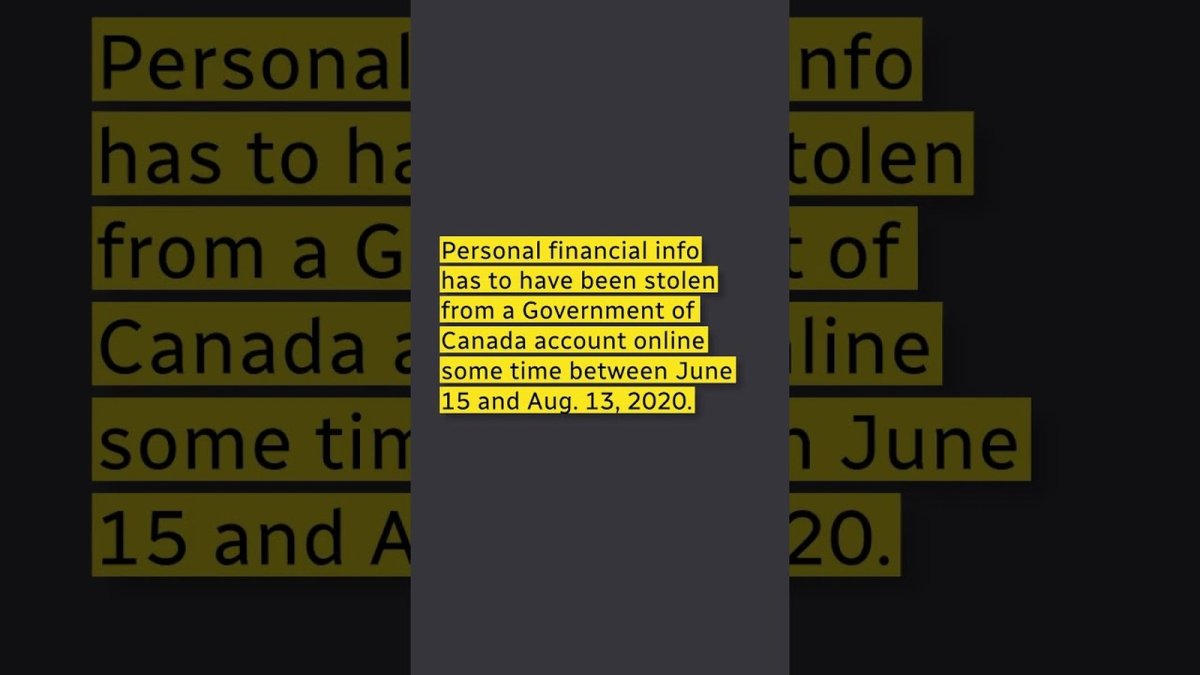 CBC News report on CRA account hacks during the pandemic