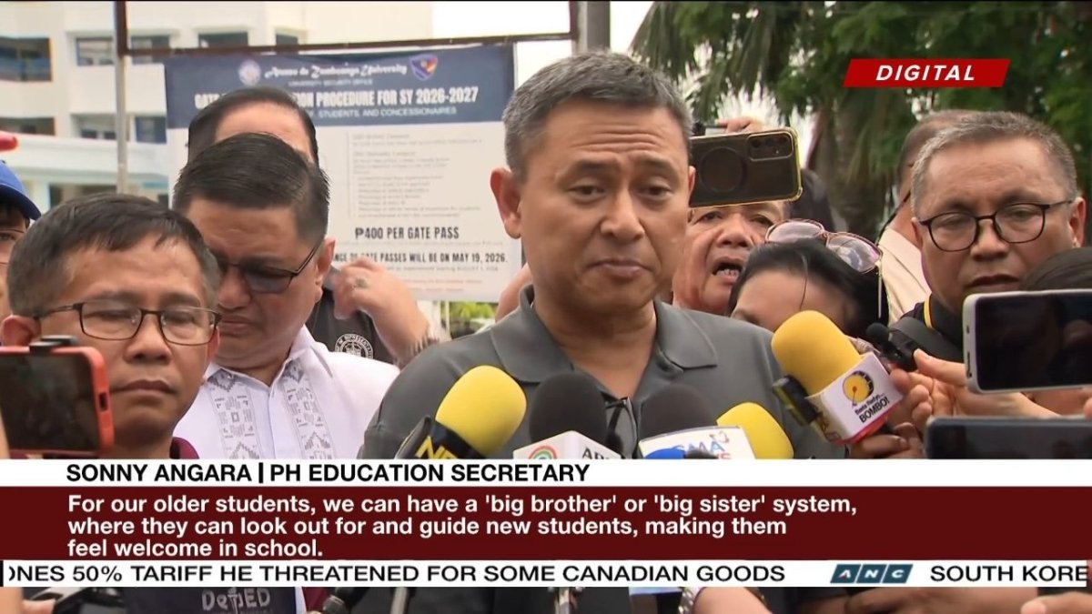 Education Secretary Sonny Angara visits Ateneo de Zamboanga after the school shooting