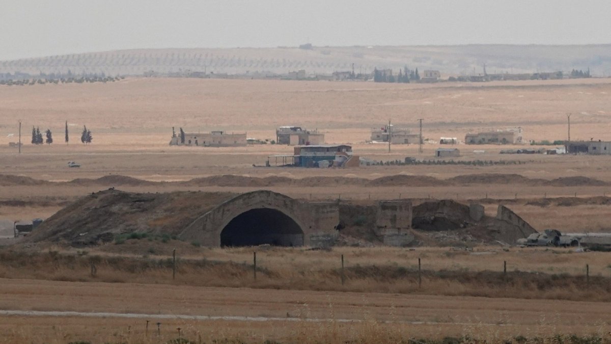 Abu al-Duhur Military Air Base in Idlib, Syria, following reported Israeli airstrikes on August 18, 2026