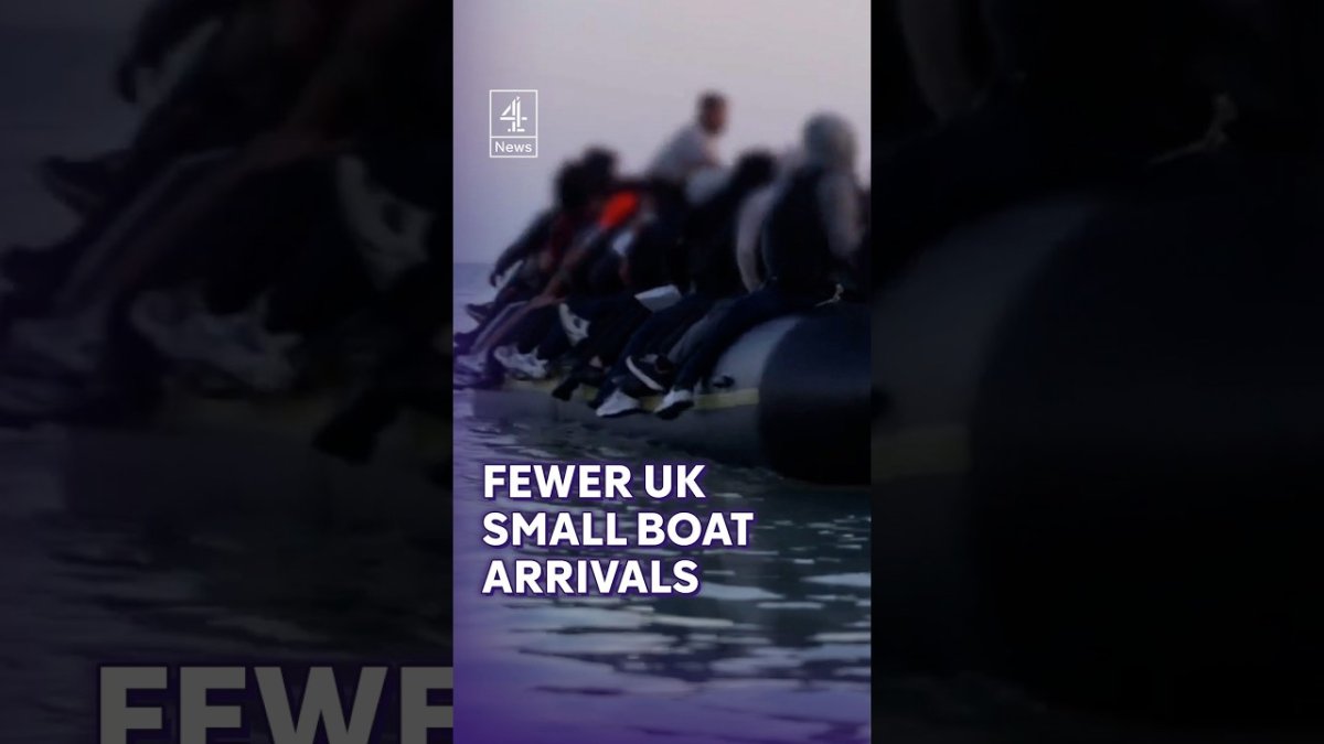 Channel 4 News report on small boat arrivals