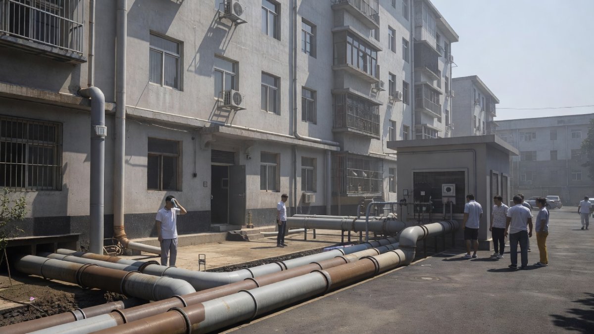 Geothermal cooling infrastructure in Xuzhou, Jiangsu Province