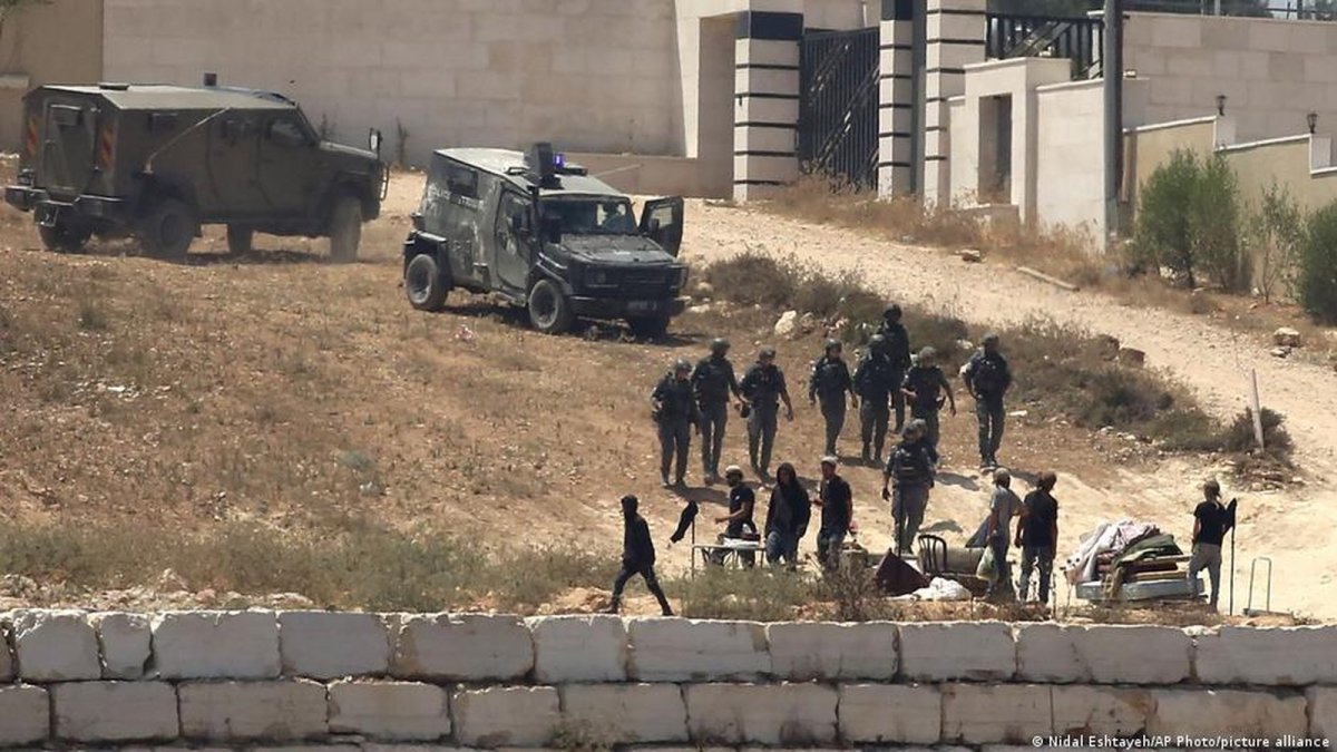 The village of Qusra in the occupied West Bank, south of Nablus