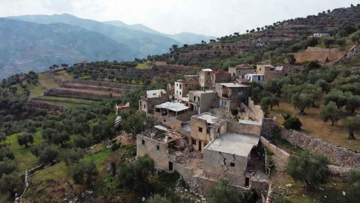 Southern Lebanon hillside village where Lebanese Armed Forces pilot zone deployment is underway
