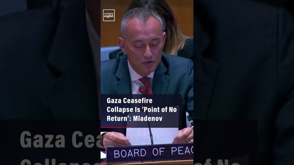 Mladenov Warns Gaza Ceasefire at 'Point of No Return'
