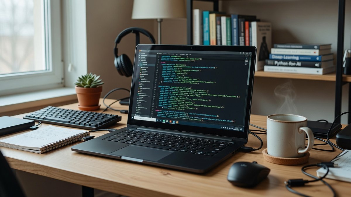 Developer workstation running local AI models