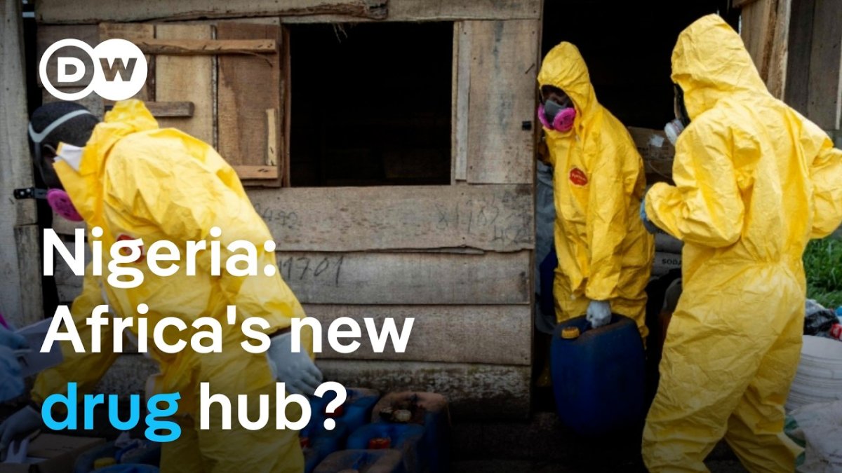DW News report on the Nigerian-Mexican meth cartel bust in West Africa