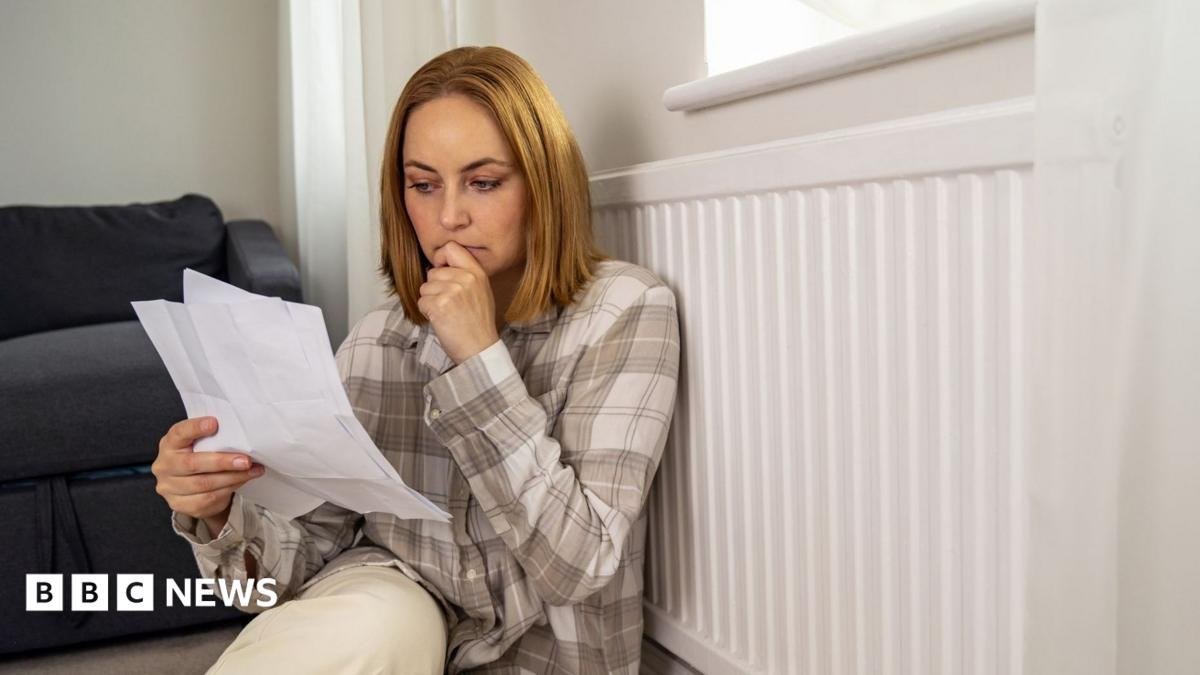 A typical UK household energy bill statement
