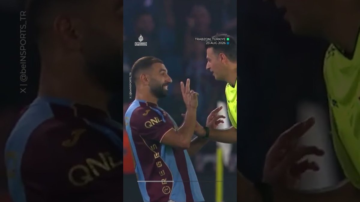 Trabzonspor president reacts in disbelief after Mohamed Salah's stoppage-time goal was disallowed for offside