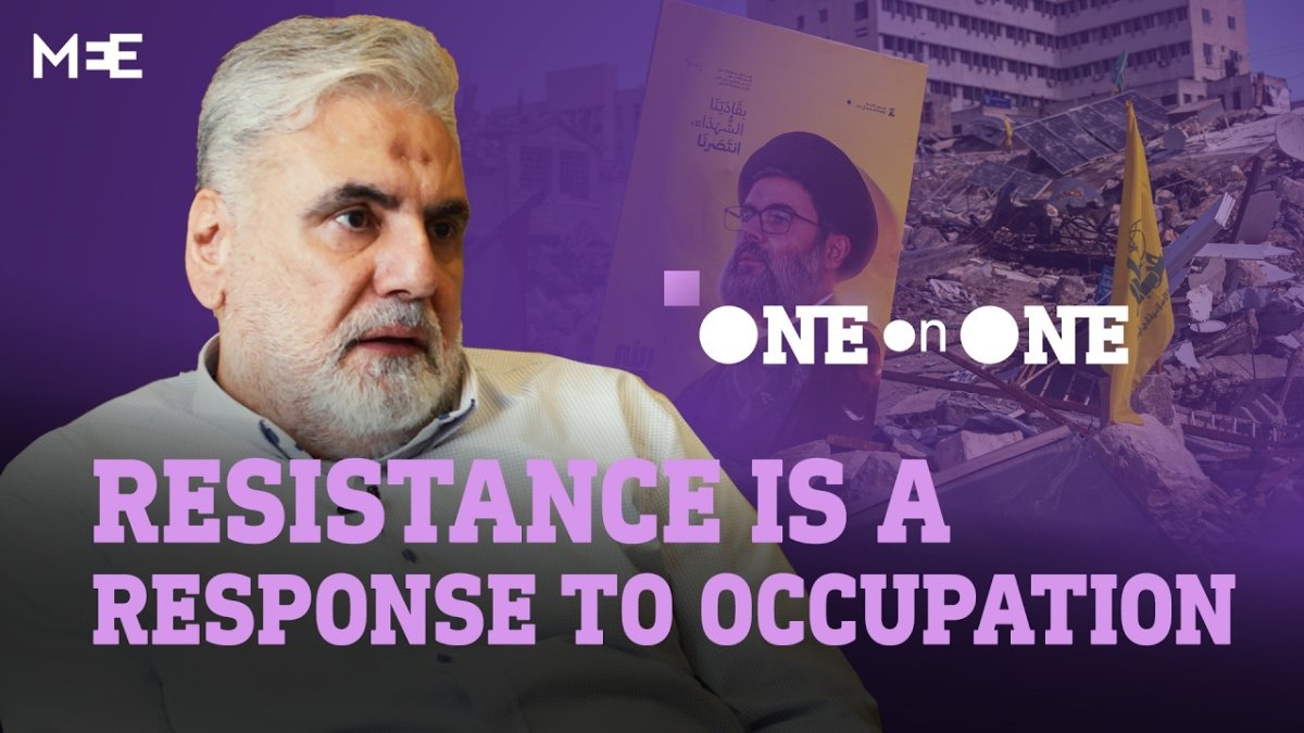 Middle East Eye One on One interview with Hezbollah official Nawaf Moussawi