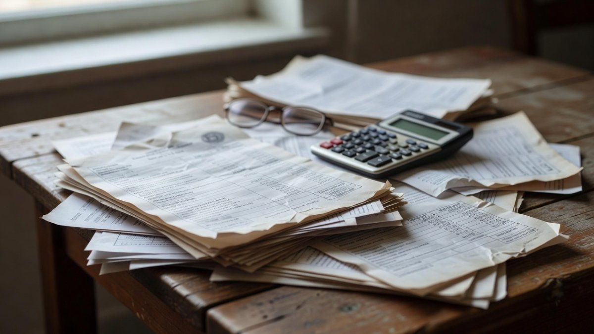 Confidential fund documents and receipts