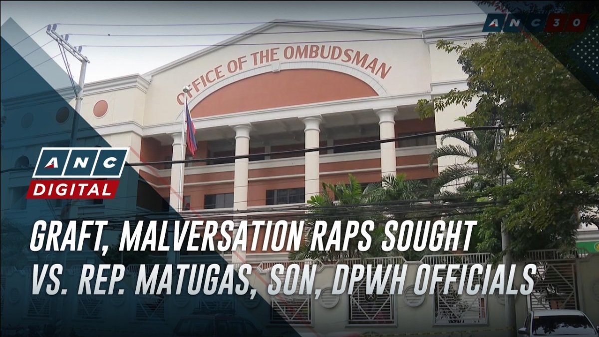 Ombudsman Seeks Graft, Malversation Raps vs. Matugas Father, Son, DPWH Officials