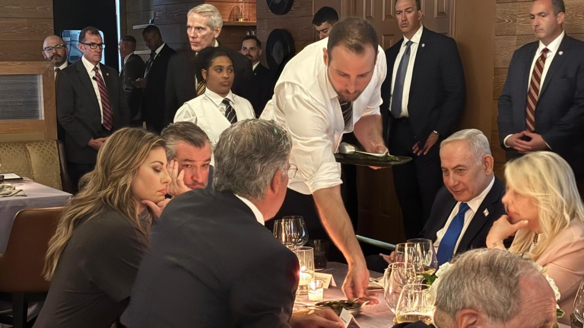 Antoun Sehnaoui hosts a dinner with Israeli Prime Minister Benjamin Netanyahu in Washington, 27 July 2026