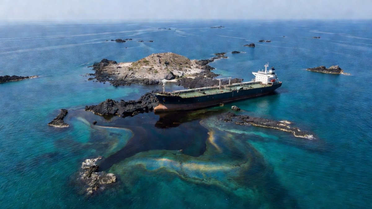 Shadow Fleet Oil Spill Threatens Oman's Marine Reserve