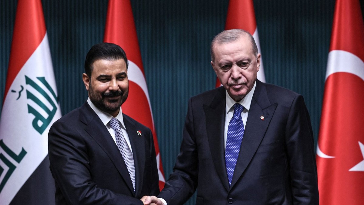 Turkish Energy Minister Alparslan Bayraktar and Iraqi officials in Ankara, August 2026
