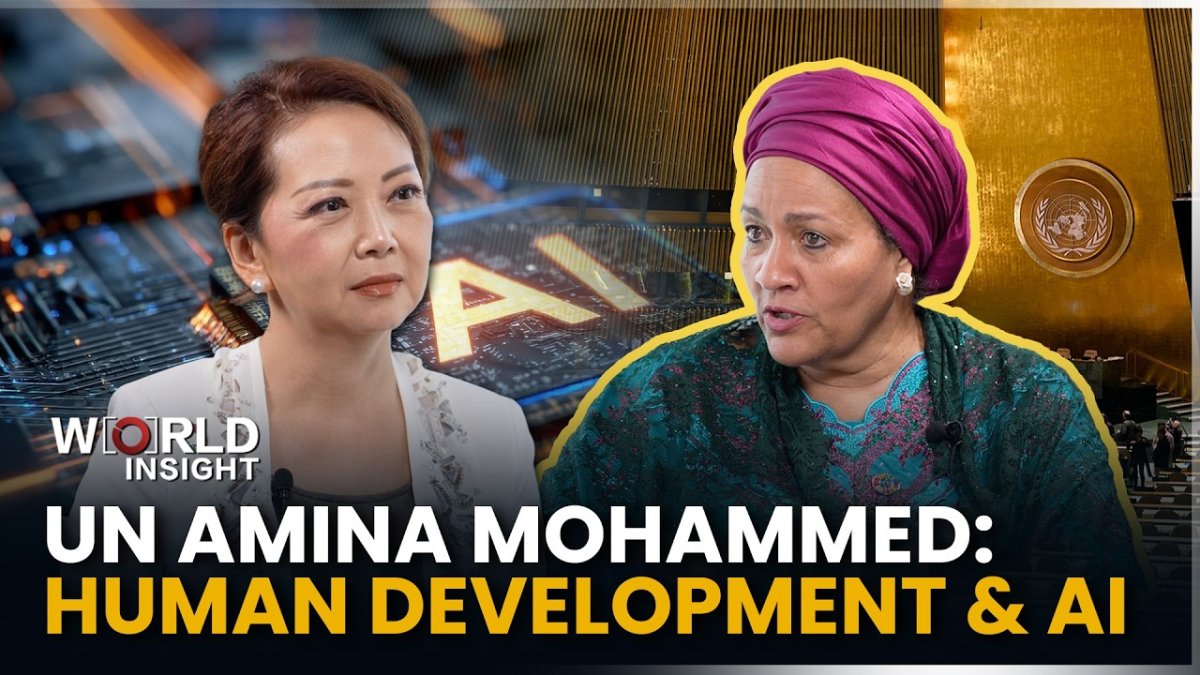 UN Deputy Secretary-General Amina J. Mohammed speaks at the AI and Human Development Convening in Xi'an, China