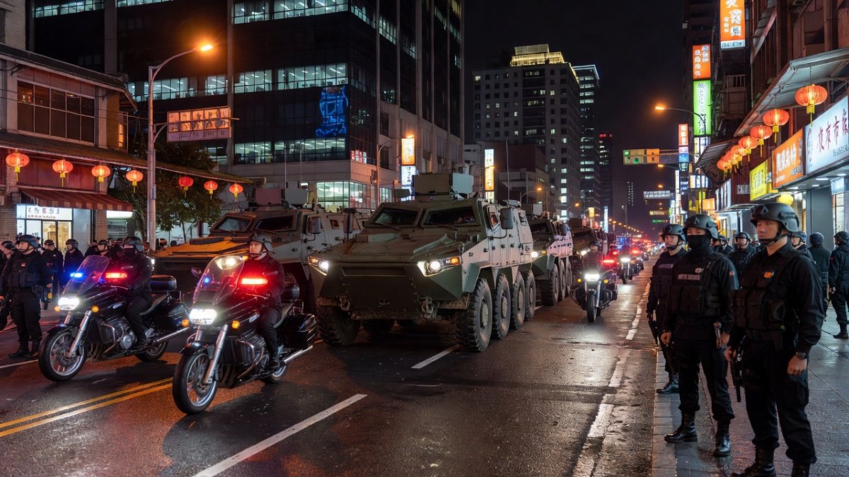 Taiwan's President Evacuated in Midnight War Drill