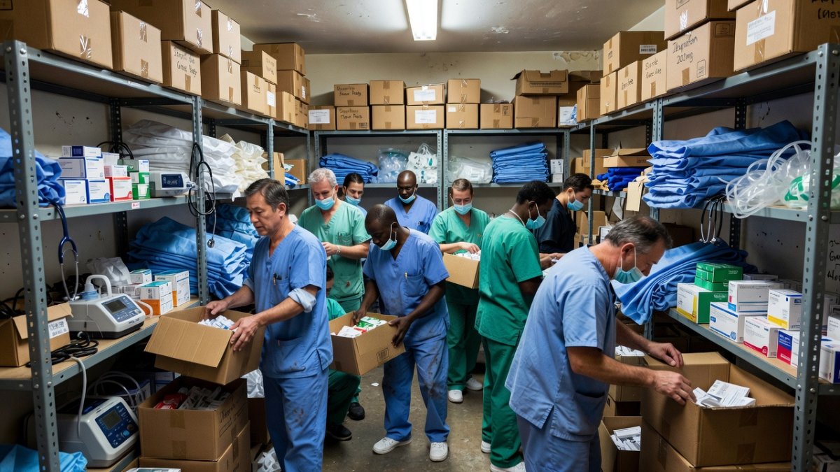 Medical supplies shortage inside Gaza health facilities amid the collapse of the health system