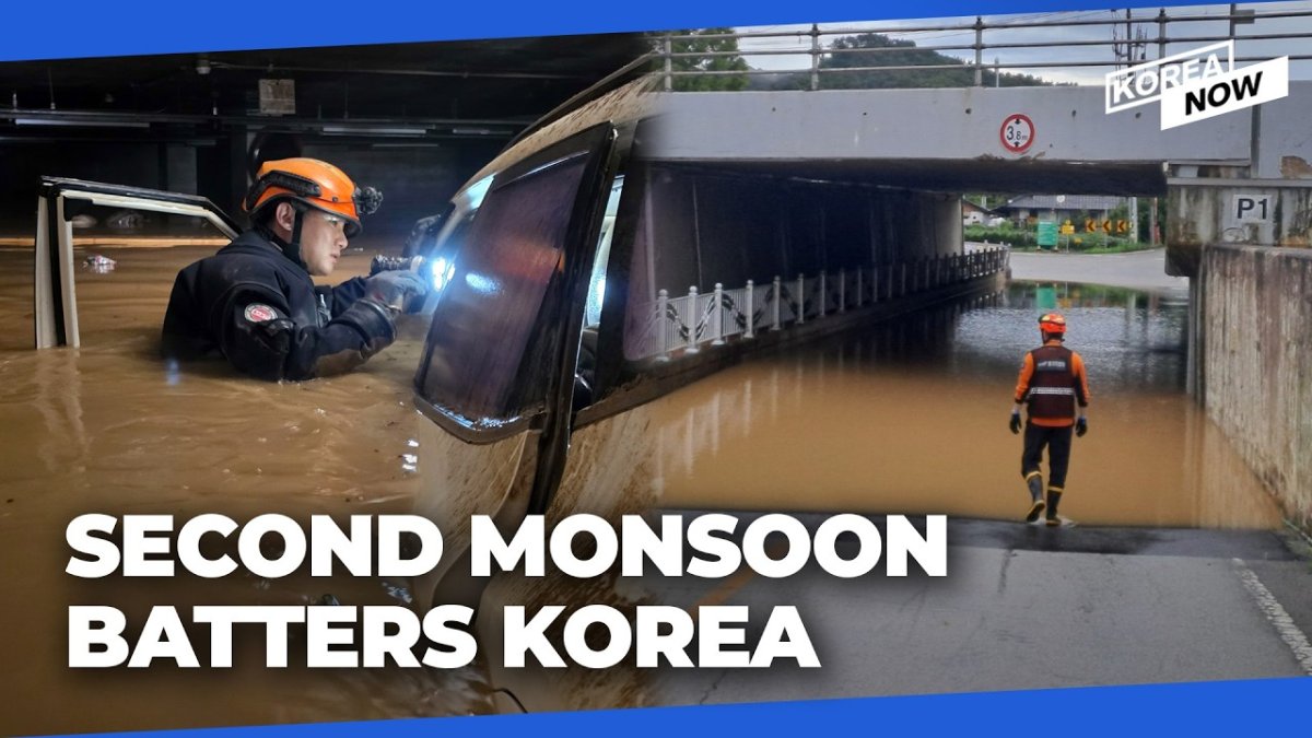 Second Monsoon Hits South Korea: Extreme Rain, Alerts