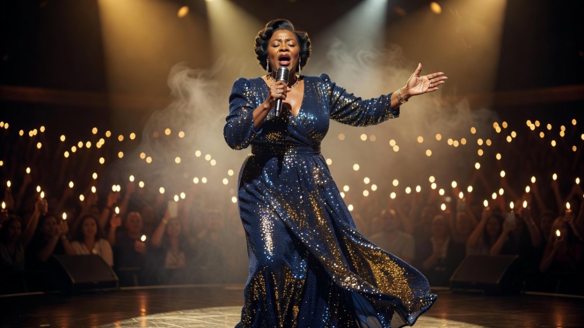 Patti LaBelle performs on stage, a legend still commanding the spotlight
