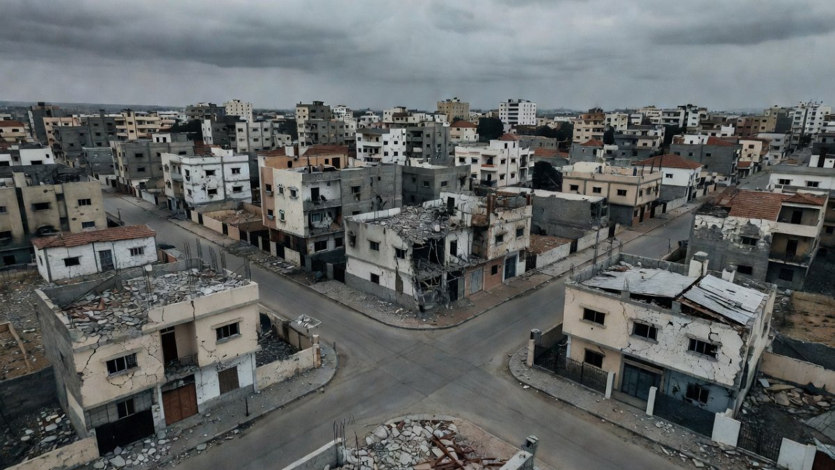 Palestinian medics and emergency vehicles in Rafah, southern Gaza, following the Tal al-Sultan incident