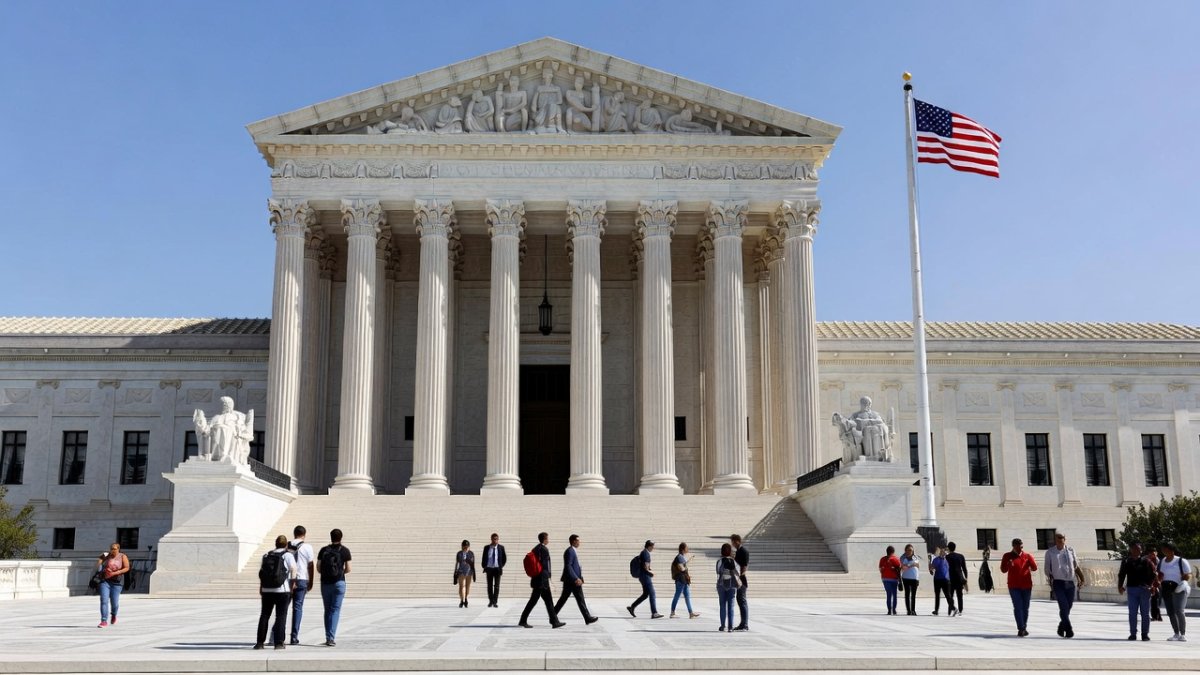 The United States Supreme Court building in Washington DC
