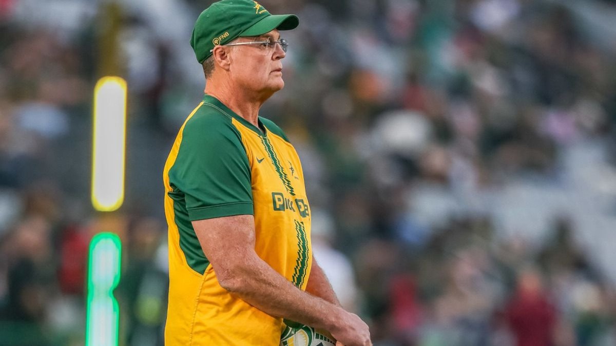 Springbok coach Rassie Erasmus managing the squad ahead of the All Blacks series