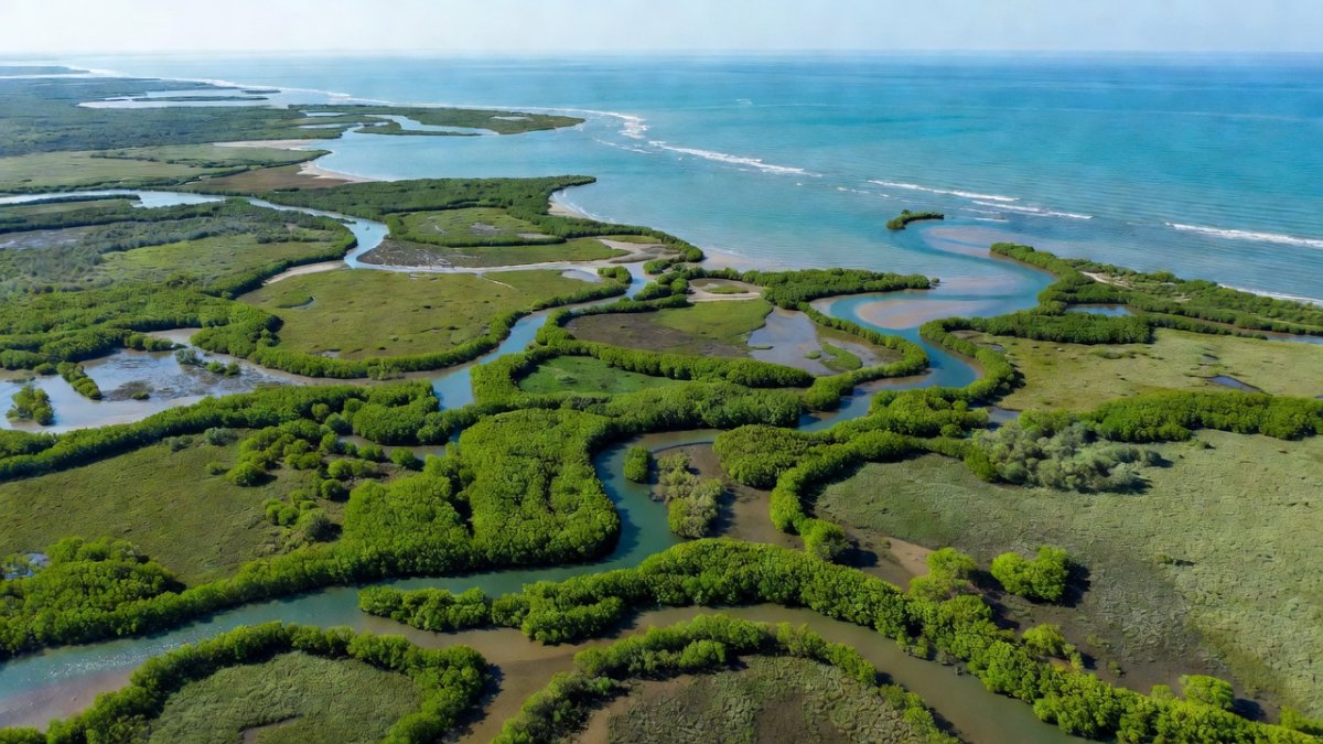 Mexican coastal mangroves and wetlands, a focus of the proposed ecological restoration program