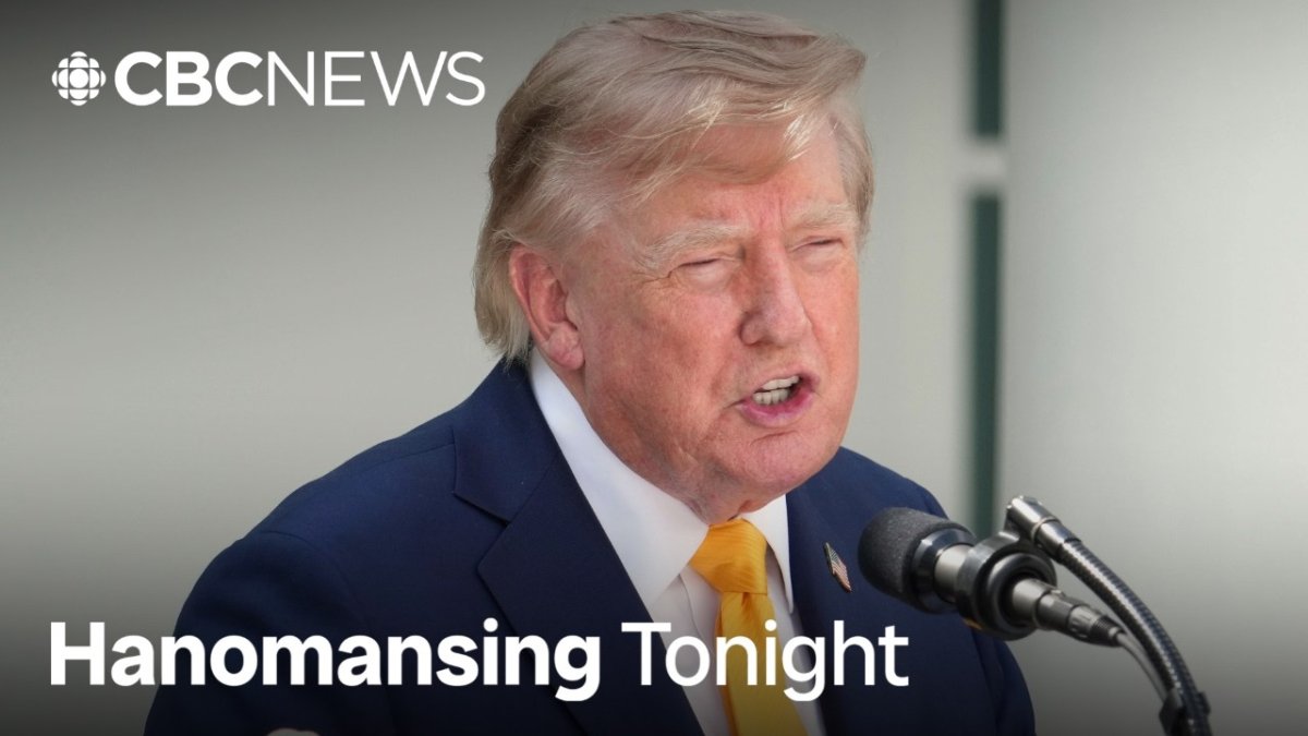 CBC News Hanomansing Tonight interview segment with U.S. Senator Peter Welch discussing tariffs on Canada