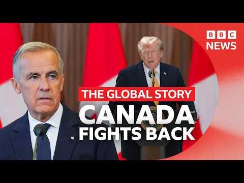 BBC News The Global Story report on the Canada-US trade war
