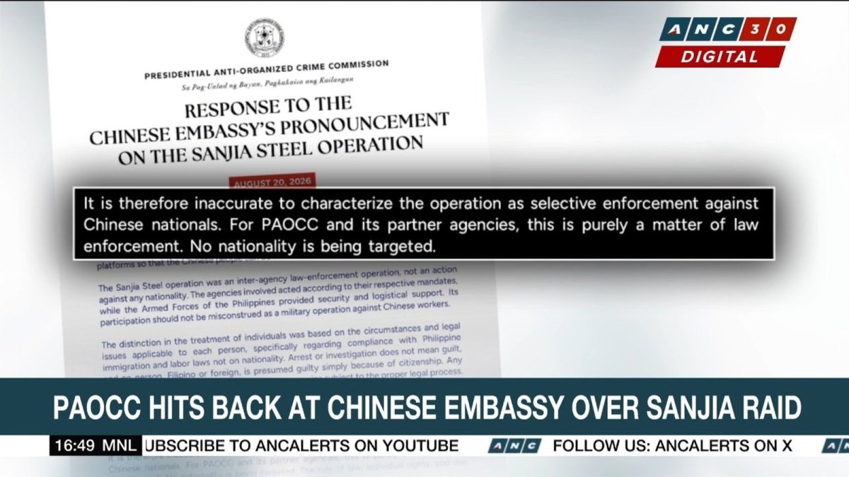 PAOCC Hits Back at Chinese Embassy Over Sanjia Raid, Challenges Beijing to Open Public Dialogue