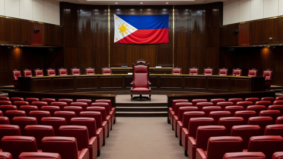 Senate impeachment court session with senators seated as judges during the trial of Vice President Sara Duterte