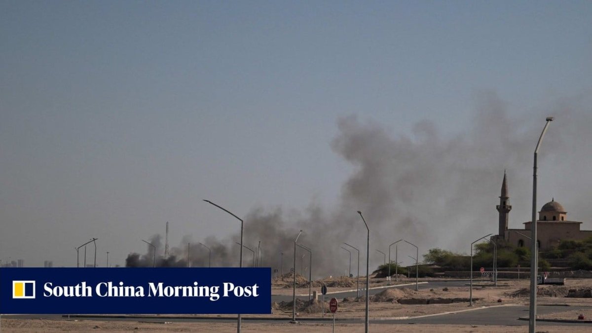 Kuwait City, repeatedly struck by Iranian missiles and drones during the US-Iran war