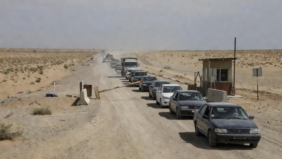 The Rafah border crossing between Gaza and Egypt, the main route for medical evacuations from the enclave
